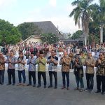 Foto bersama Walikota Ternate, M. Tauhid Soleman dan para tokoh kota-kota pusaka