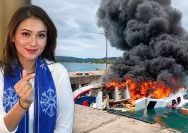 Sherly Tjoanda dan dok: Speed Boat Bela 72 terbakar