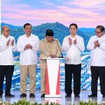 Suasana pengresmian oleh Presiden Prabowo/ foto: istimewa