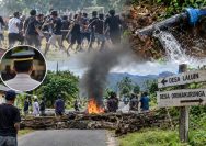 Foto ilustrasi: Bentrok warga Desa Laluin dan Orimakurunga