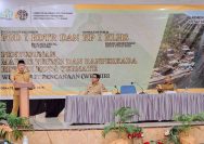 Wali Kota Ternate, H. M. Tauhid Soleman saat memberikan sambutan