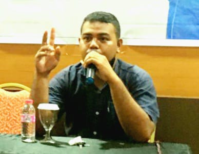 Wakil Direktur eLKAPI Maluku Utara, Juslan J. Hi. Latif